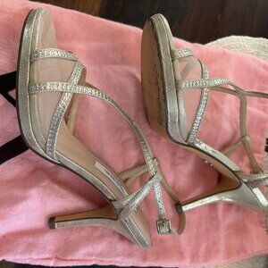 Nina Gold Strappy Evening Heels Bundle and save 30% off for 2 or more items.